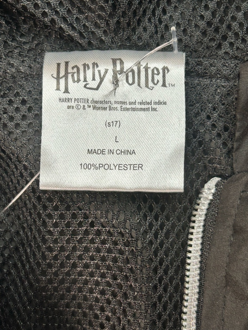 Warner Bros. Black Harry Potter Mesh-Lined Jacket - Picture 3 of 3